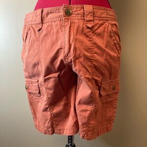 Eddie Bauer Ripstop 100% Cotton Rust Colored Size 4 Women’s Shorts